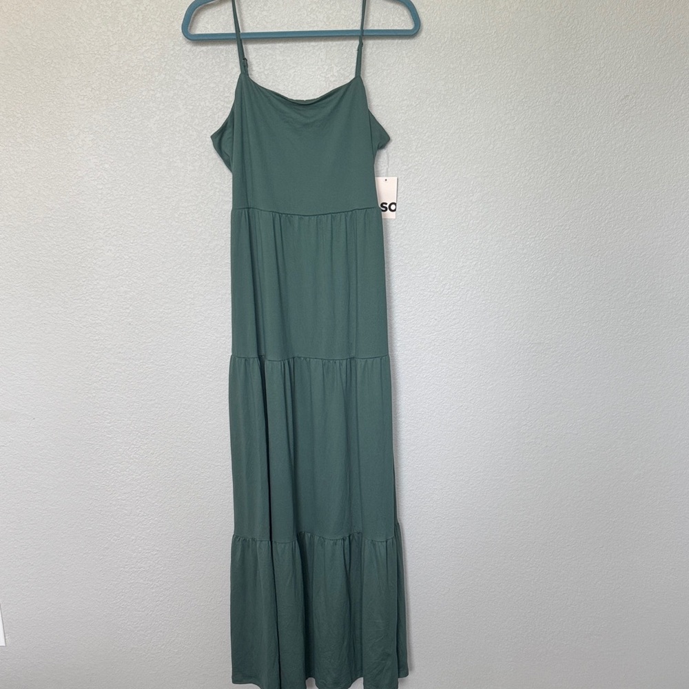 SO Green Maxi Dress
